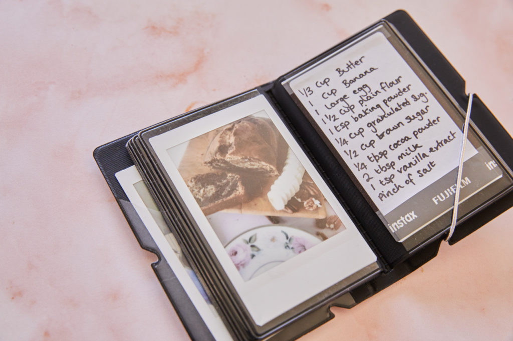 Create Your Own Recipe Book with the instax mini 11