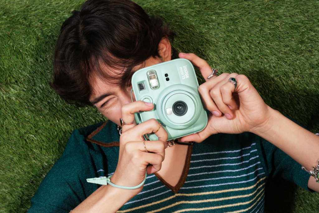 Bring a friend to the instax mini 13™ camera launch popup