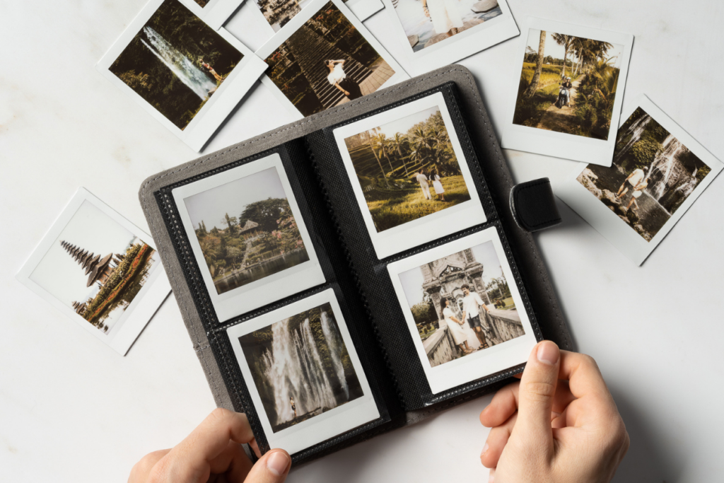 How to turn your summer prints into an instax™ photo album