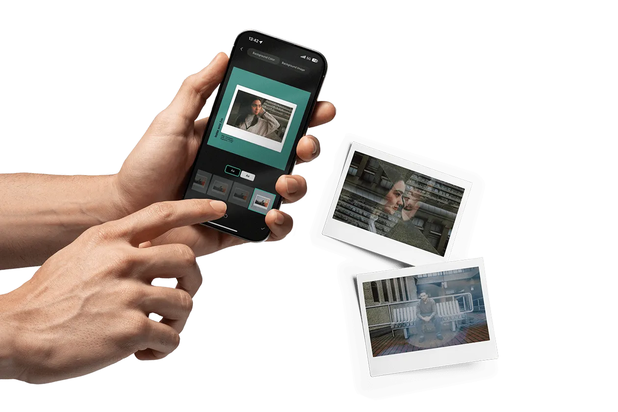Printed images, shared