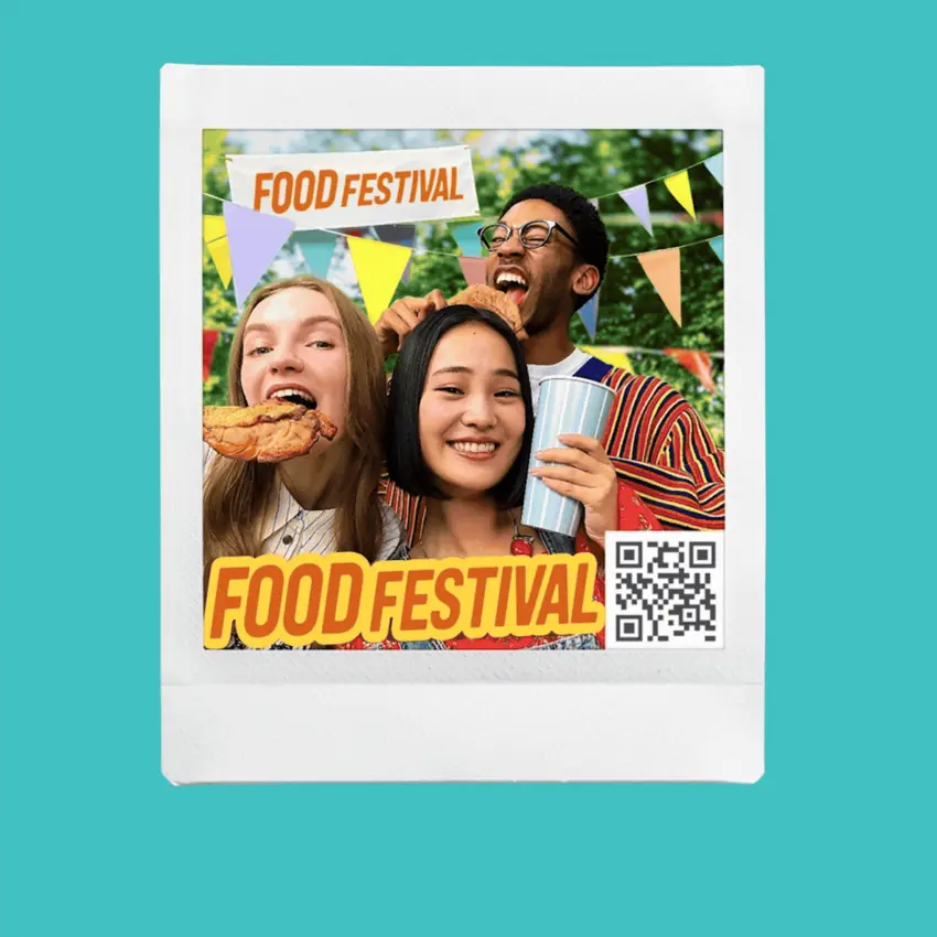 instax Biz app branded photos
